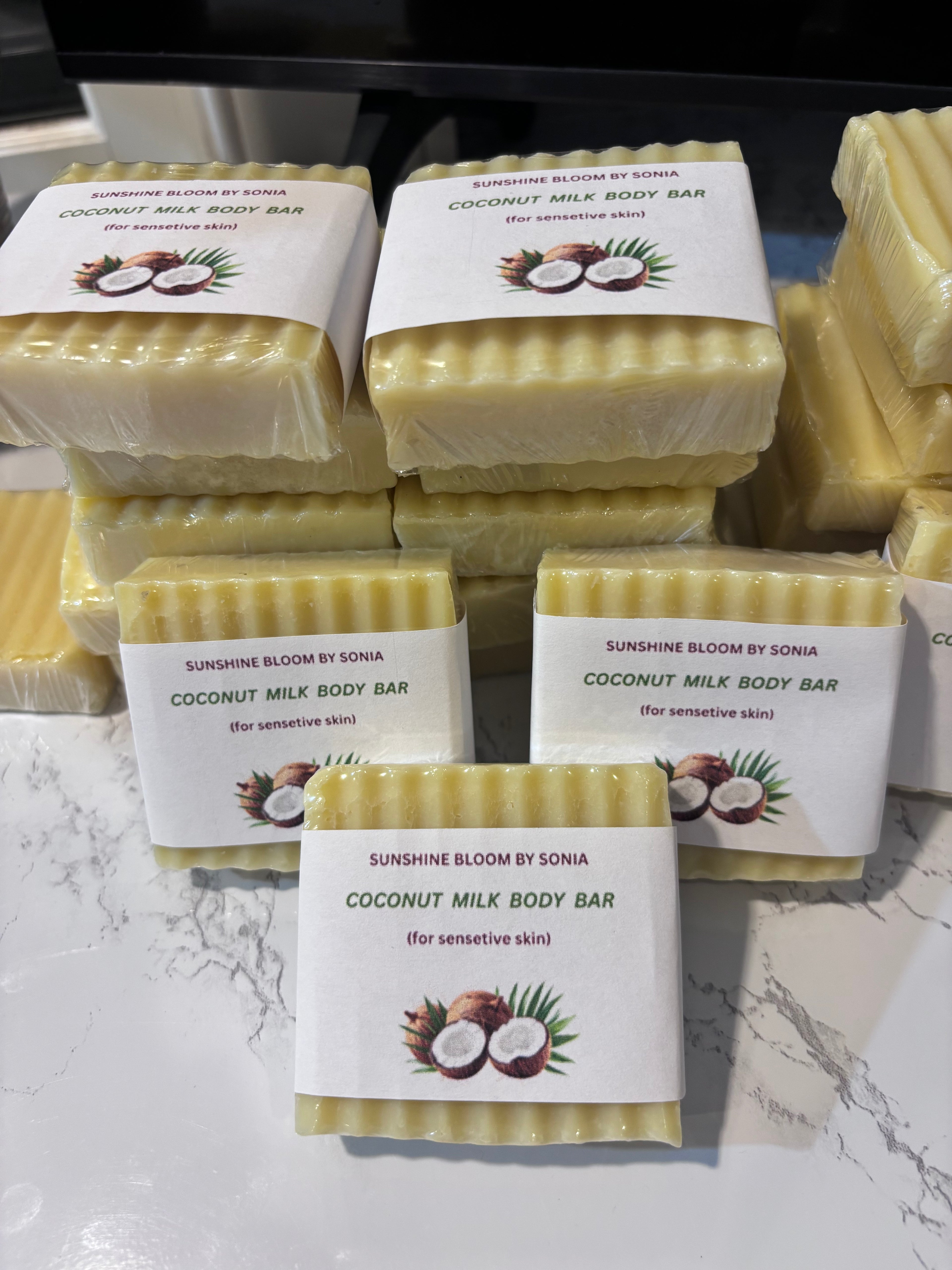 Coconut milk body bar