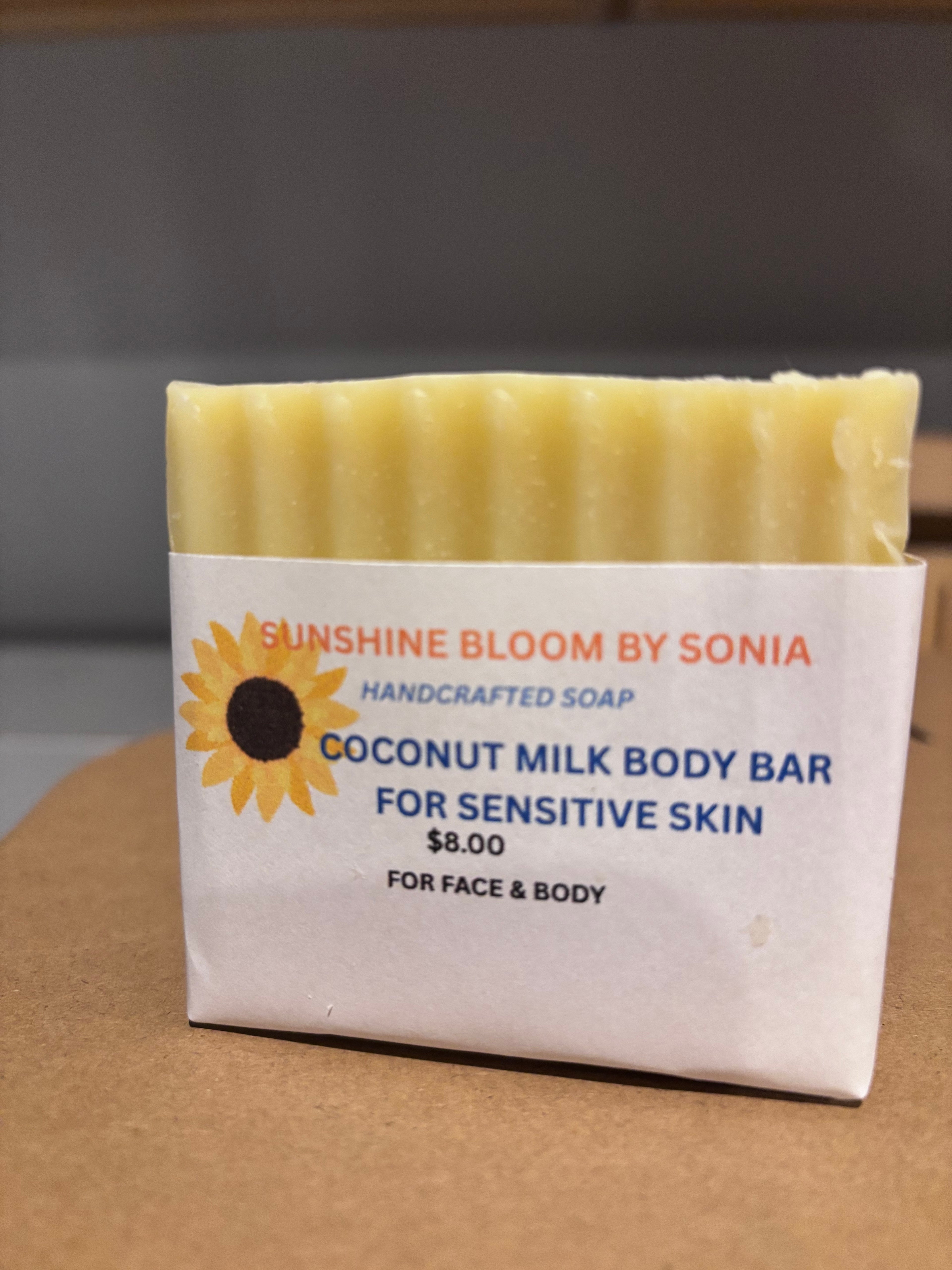 Coconut milk body bar